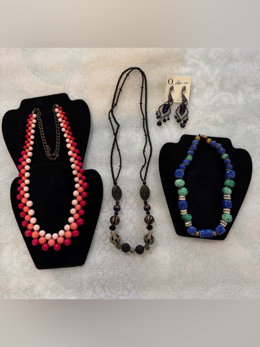 Elegant Multicolor Beaded Necklace Set